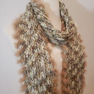 Brogade Rabbit Knit Scarf